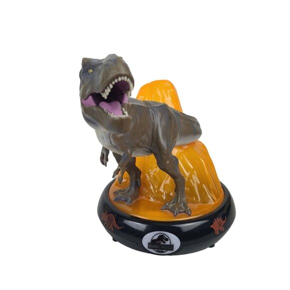 Jurassic World T-Rex Volcano Night Light Tyrannosaurus Rex Universal Studios - Picture 1 of 12